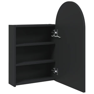 LED Spiegelschrank Schwarz 42x70 cm