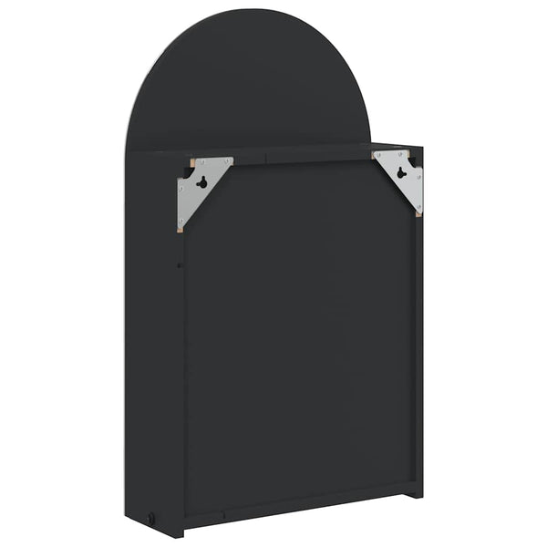 LED Spiegelschrank Schwarz 42x70 cm