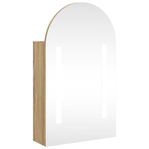 LED Spiegelschrank Eichenoptik