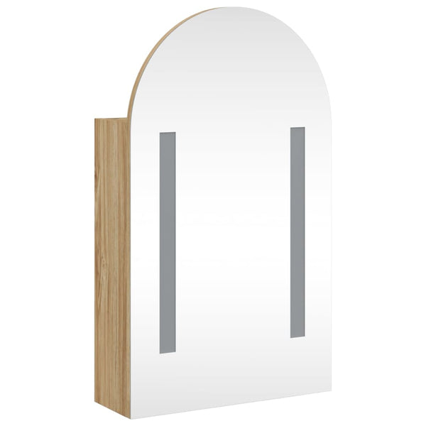 LED Spiegelschrank Eichenoptik