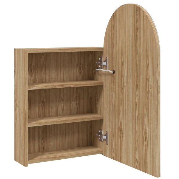 LED Spiegelschrank Eichenoptik