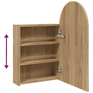 LED Spiegelschrank Eichenoptik