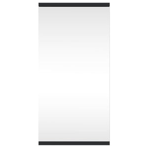 vidaXL Corner Mirror Cabinet Black 30x24x60 cm