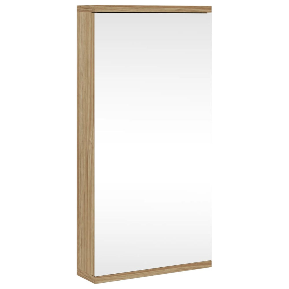 Eck Spiegelschrank Eiche 30x60 cm