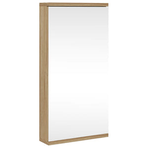 Eck Spiegelschrank Eiche 30x60 cm