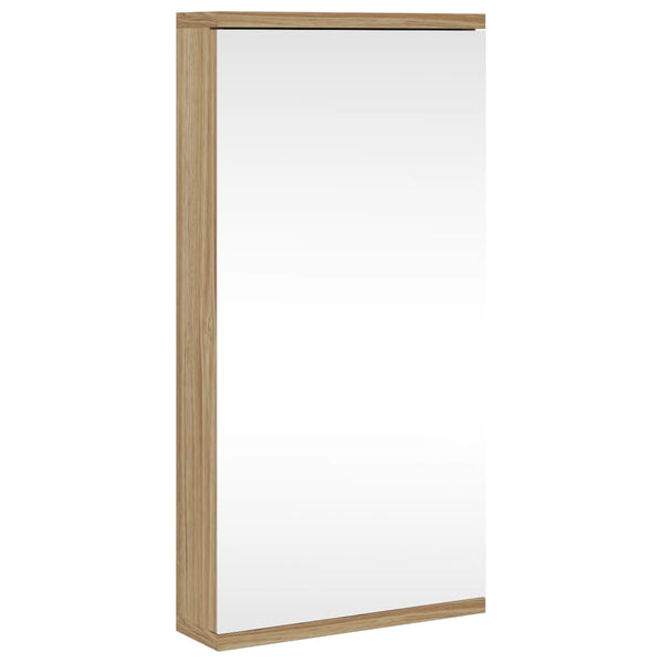 Eck Spiegelschrank Eiche 30x60 cm