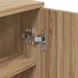 Eck Spiegelschrank Eiche 30x60 cm