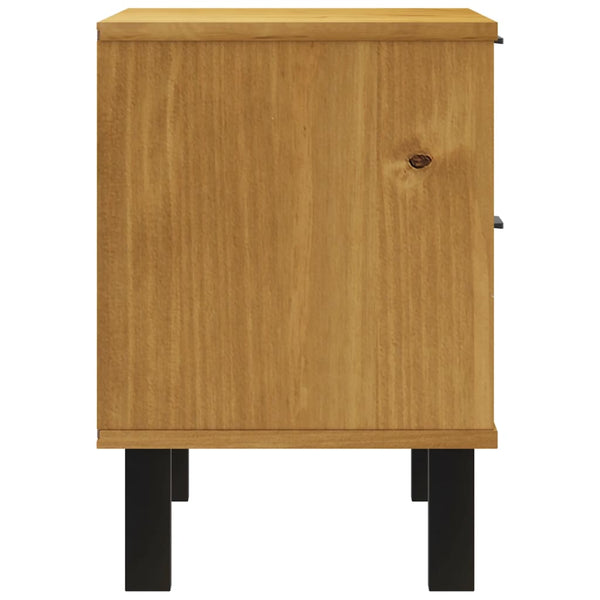 Nachttisch FLAM Kiefer Massivholz 49x35x50 cm