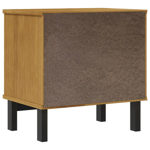 Nachttisch FLAM Kiefer Massivholz 49x35x50 cm