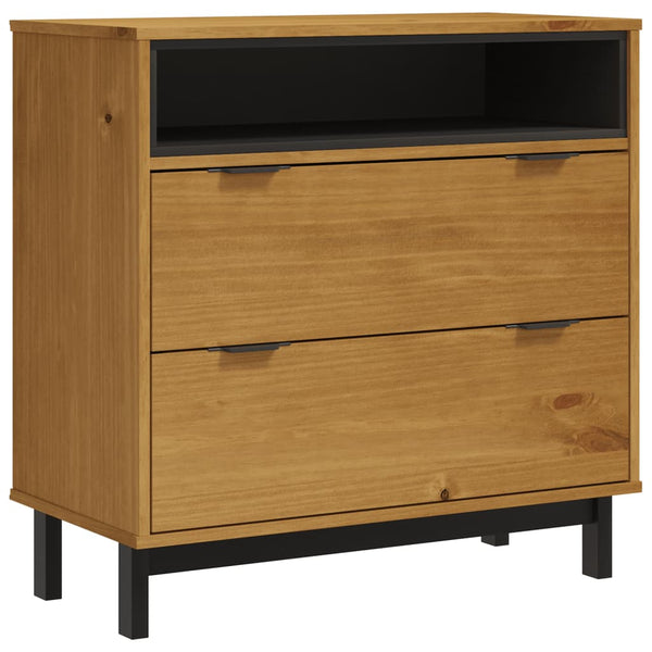 Massivholz Schubladenschrank Kiefer 80x80 cm