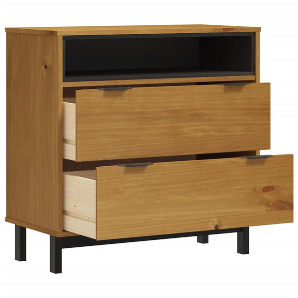 Massivholz Schubladenschrank Kiefer 80x80 cm