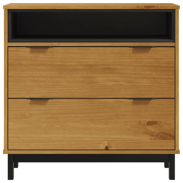 Massivholz Schubladenschrank Kiefer 80x80 cm