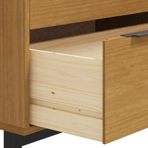 Massivholz Schubladenschrank Kiefer 80x80 cm
