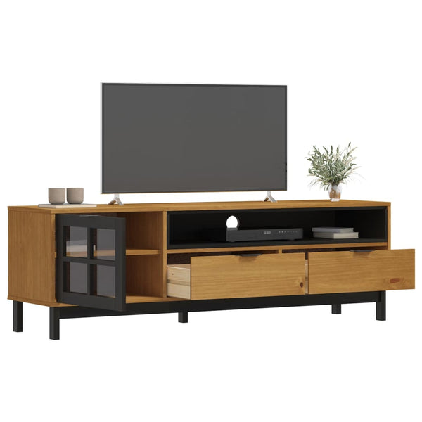 TV-Schrank Kiefer Massivholz 158 cm