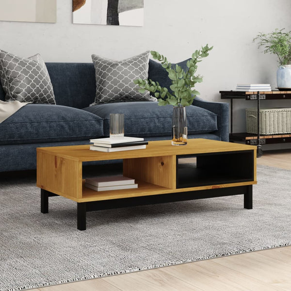Couchtisch FLAM Kiefer Massivholz 100x50 cm