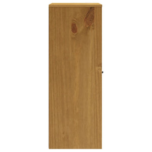 Highboard-Aufsatz FLAM, Kiefer Massivholz, Glastüren