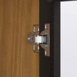 Highboard-Aufsatz FLAM, Kiefer Massivholz, Glastüren