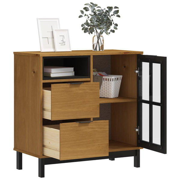 Sideboard Kiefer Massivholz 80x40x80 cm
