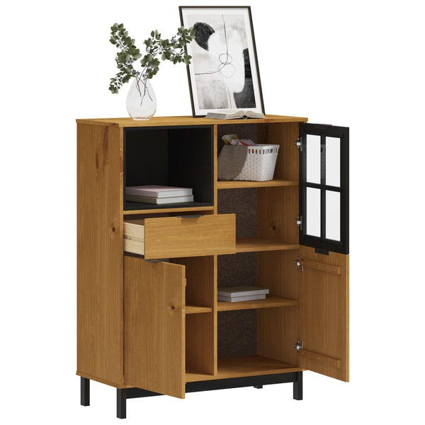 Highboard Kiefer Massivholz 92 cm