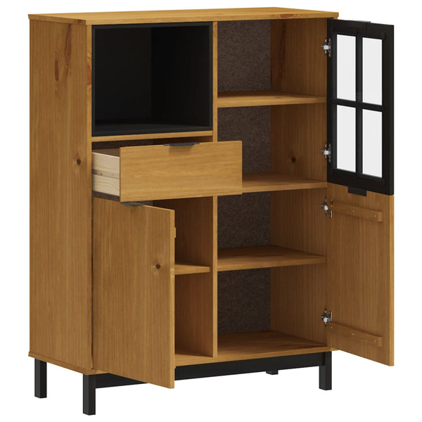 Highboard Kiefer Massivholz 92 cm