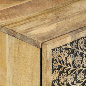 Waschbeckenunterschrank Mango Massivholz 62 cm