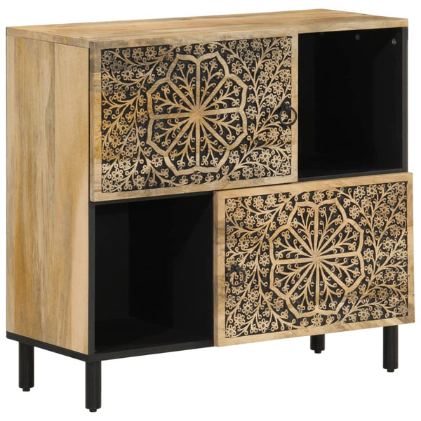 Massivholz Mango Beistellschrank 80cm