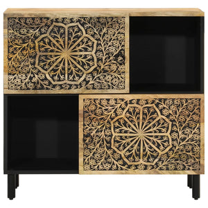 Massivholz Mango Beistellschrank 80cm