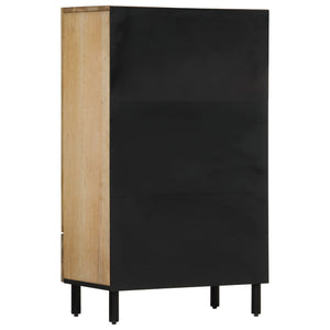 Highboard Mango Massivholz 60x33x100 cm