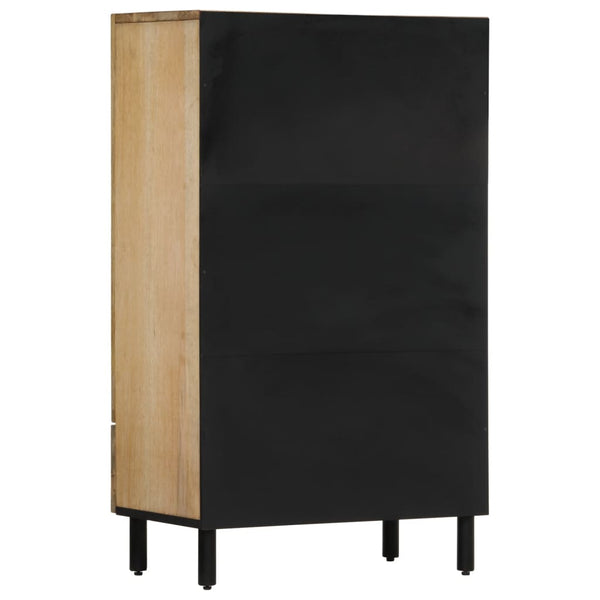 Highboard Mango Massivholz 60x33x100 cm