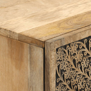 Highboard Mango Massivholz 60x33x100 cm