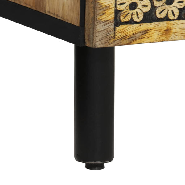 Highboard Mango Massivholz 60x33x100 cm