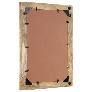 Mango Massivholz Badspiegel 50x70 cm
