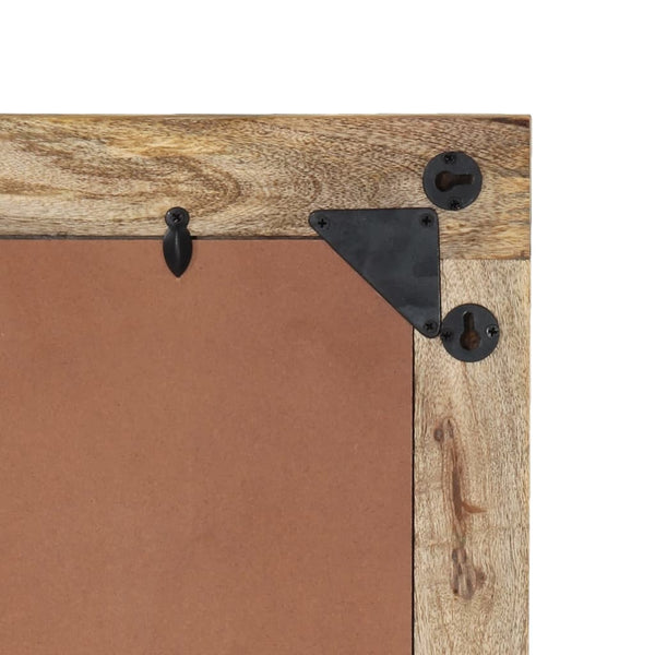 Mango Massivholz Badspiegel 50x70 cm