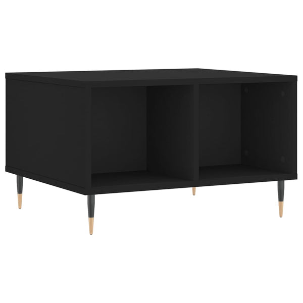 Schwarzer Couchtisch 60x50 cm