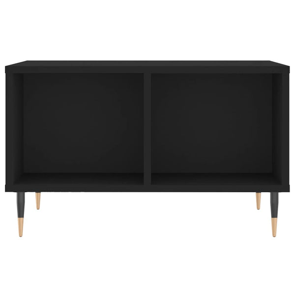 Schwarzer Couchtisch 60x50 cm