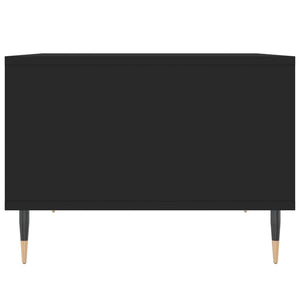 Schwarzer Couchtisch 60x50 cm