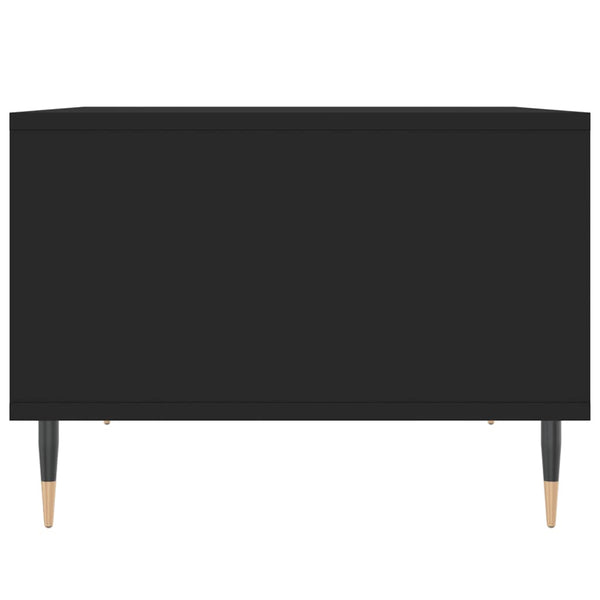 Schwarzer Couchtisch 60x50 cm