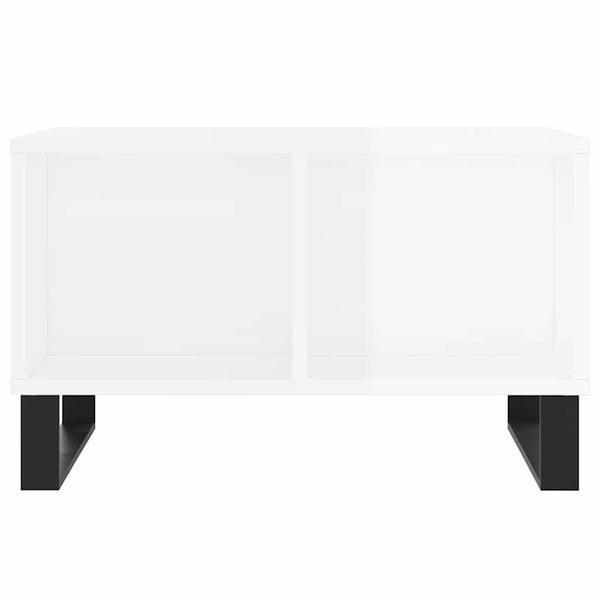 Couchtisch Weiß Hochglanz 60x50 cm