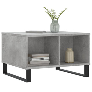 Betongrauer Couchtisch 60x50 cm