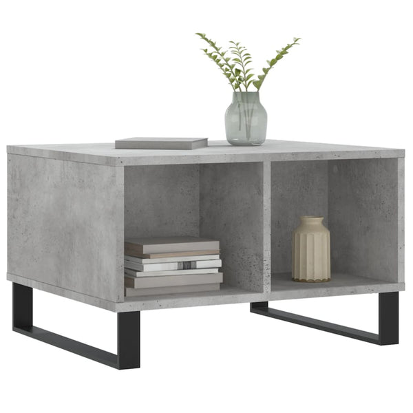 Betongrauer Couchtisch 60x50 cm