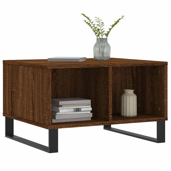 Couchtisch Braun Eichen-Optik 60x50 cm