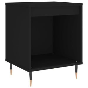 Schwarzer Nachttisch 40x35x50 cm