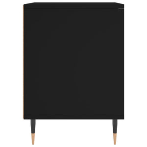 Schwarzer Nachttisch 40x35x50 cm