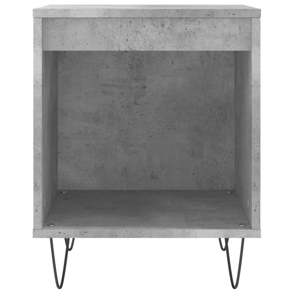 Betongrauer Nachttisch 40x35x50 cm
