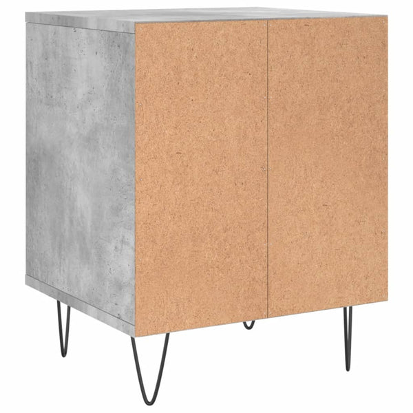 Betongrauer Nachttisch 40x35x50 cm