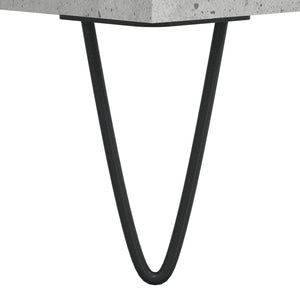 Betongrauer Nachttisch 40x35x50 cm