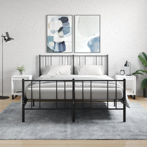 Nachttische 2er Set Weiß 40x35x50 cm