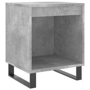 vidaXL Tables de chevet 2 pcs Gris béton 40x35x50 cm Bois d'ingénierie