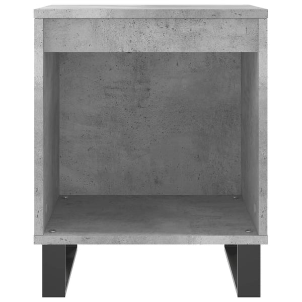 vidaXL Tables de chevet 2 pcs Gris béton 40x35x50 cm Bois d'ingénierie