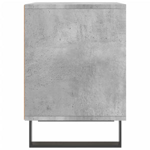 vidaXL Tables de chevet 2 pcs Gris béton 40x35x50 cm Bois d'ingénierie